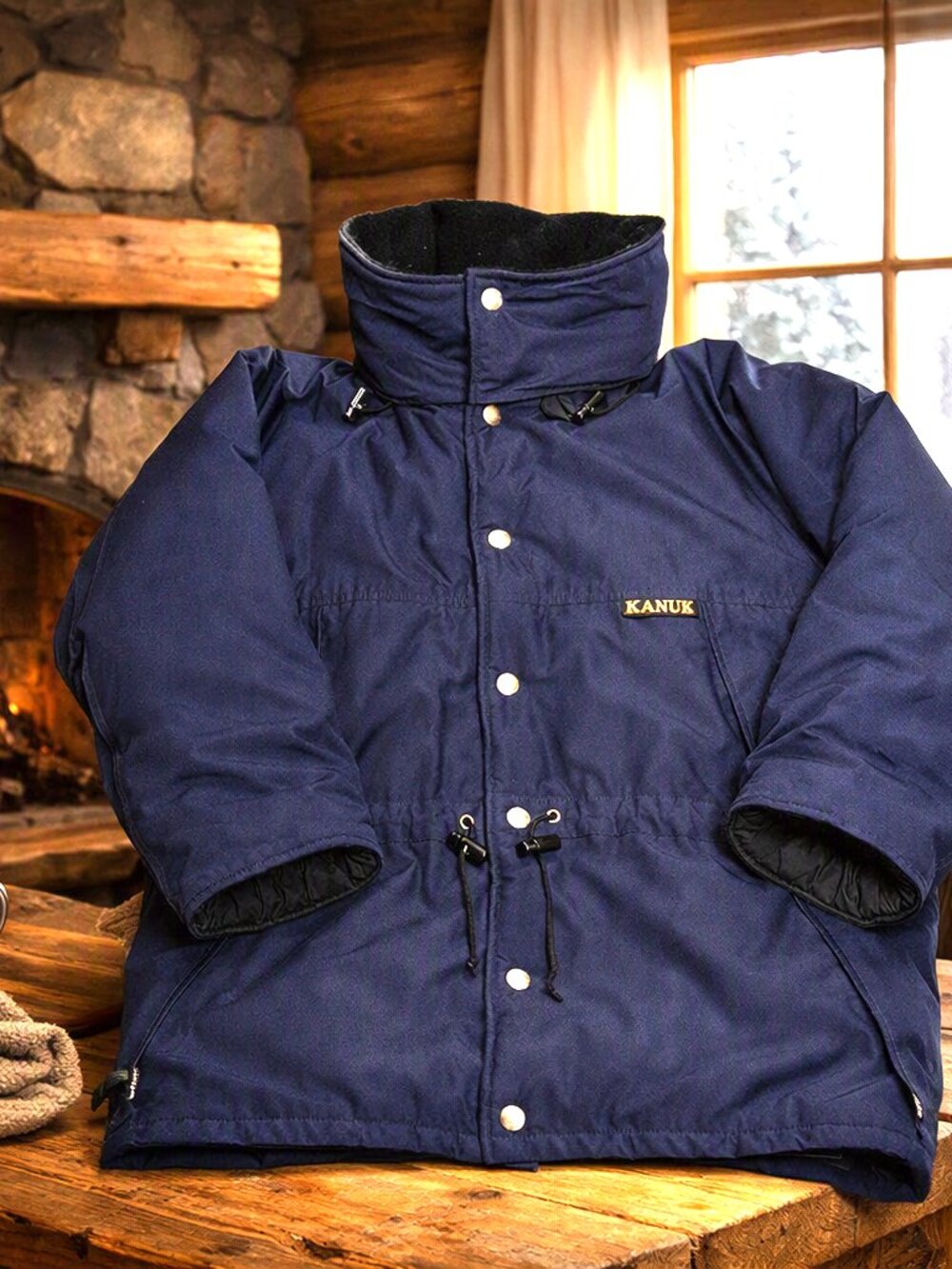 Manteau Kanuk femme bleu grandeur Small